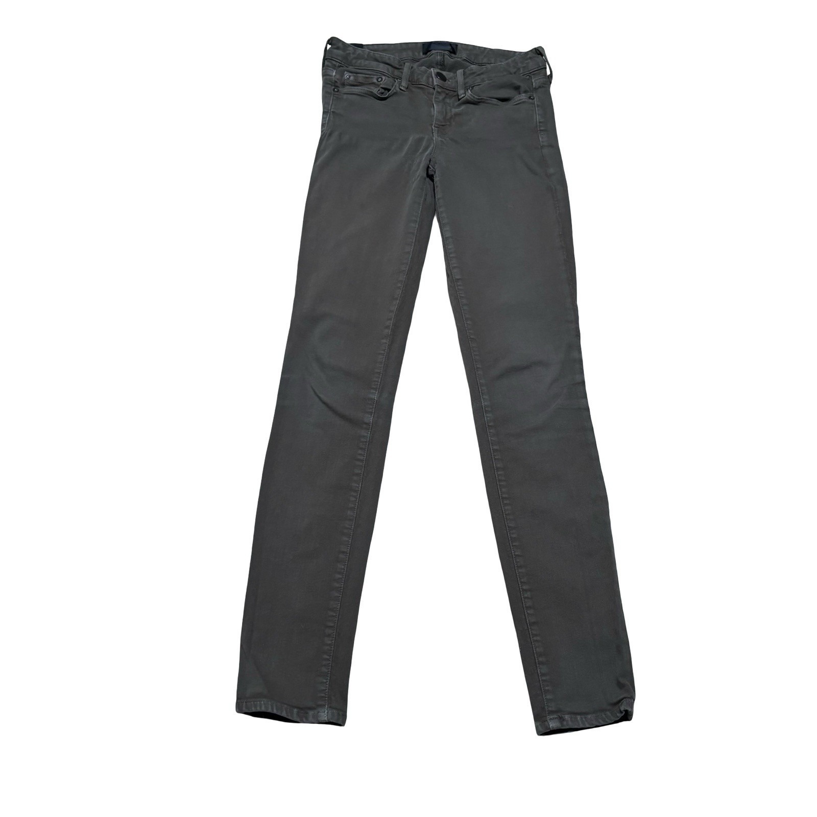 Vince Women's Skinny Brown Stretch Denim Jeans Faded Size 25